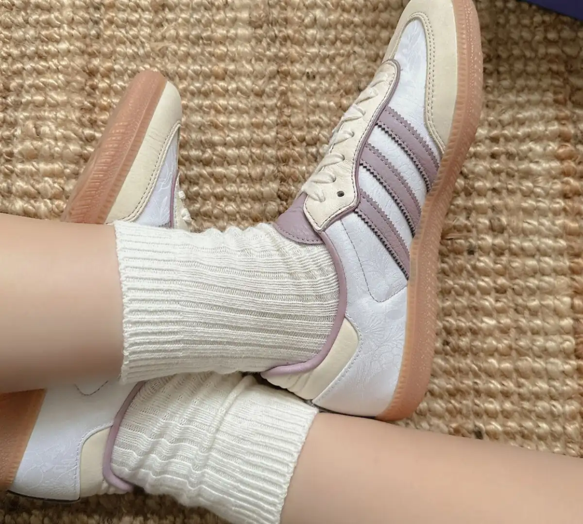 Adidas Samba OG 'Cream White Preloved Fig' - IE1417 - Image 4