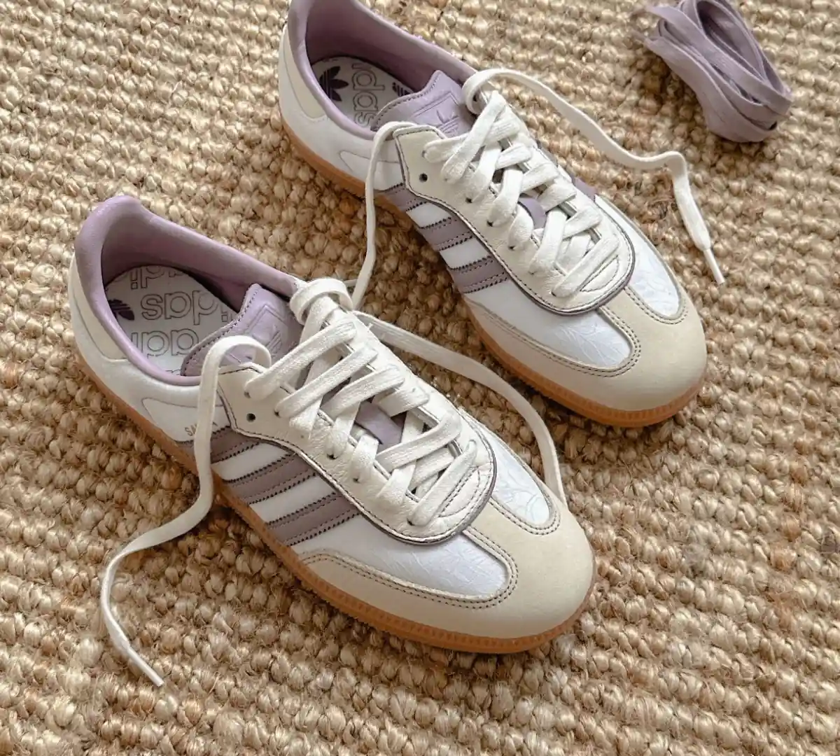 Adidas Samba OG 'Cream White Preloved Fig' - IE1417 - Image 5