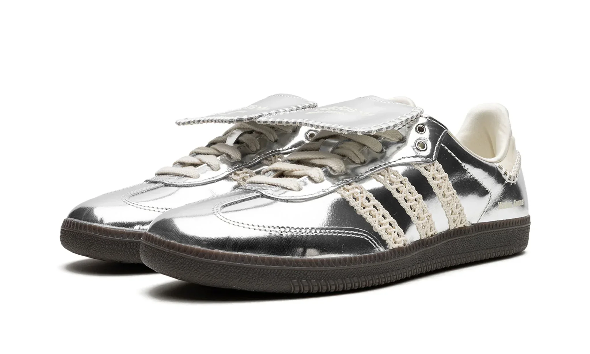 Adidas Wales Bonner x Samba 'Silver Metallic' Prata - IG8181 - Image 2