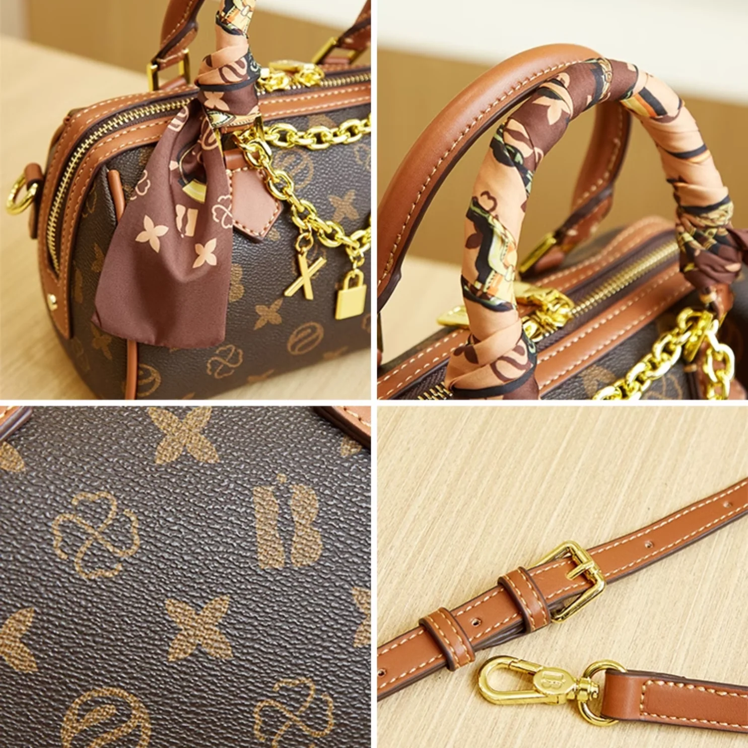 Bolsa de Luxo em Couro Genuíno Charlotte - Image 7