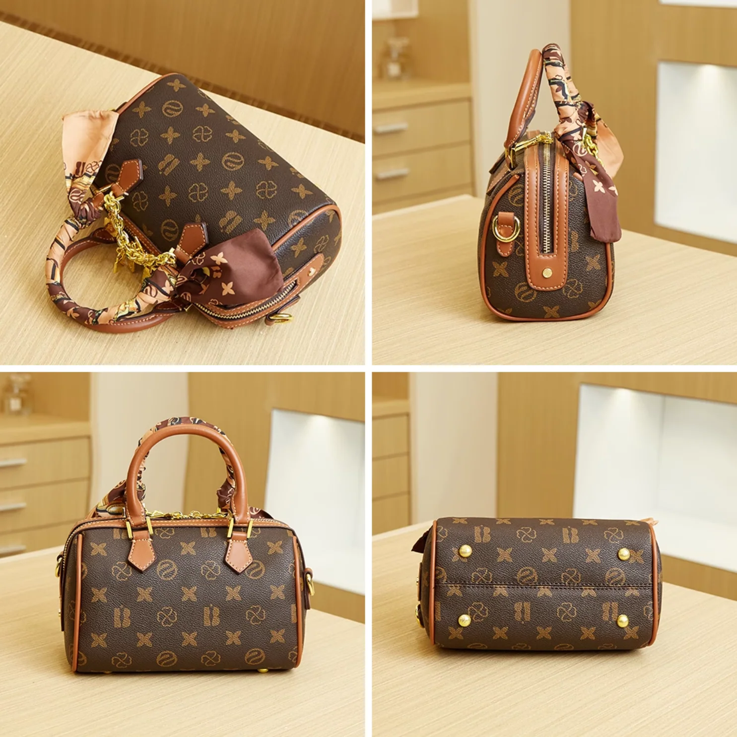 Bolsa de Luxo em Couro Genuíno Charlotte - Image 8