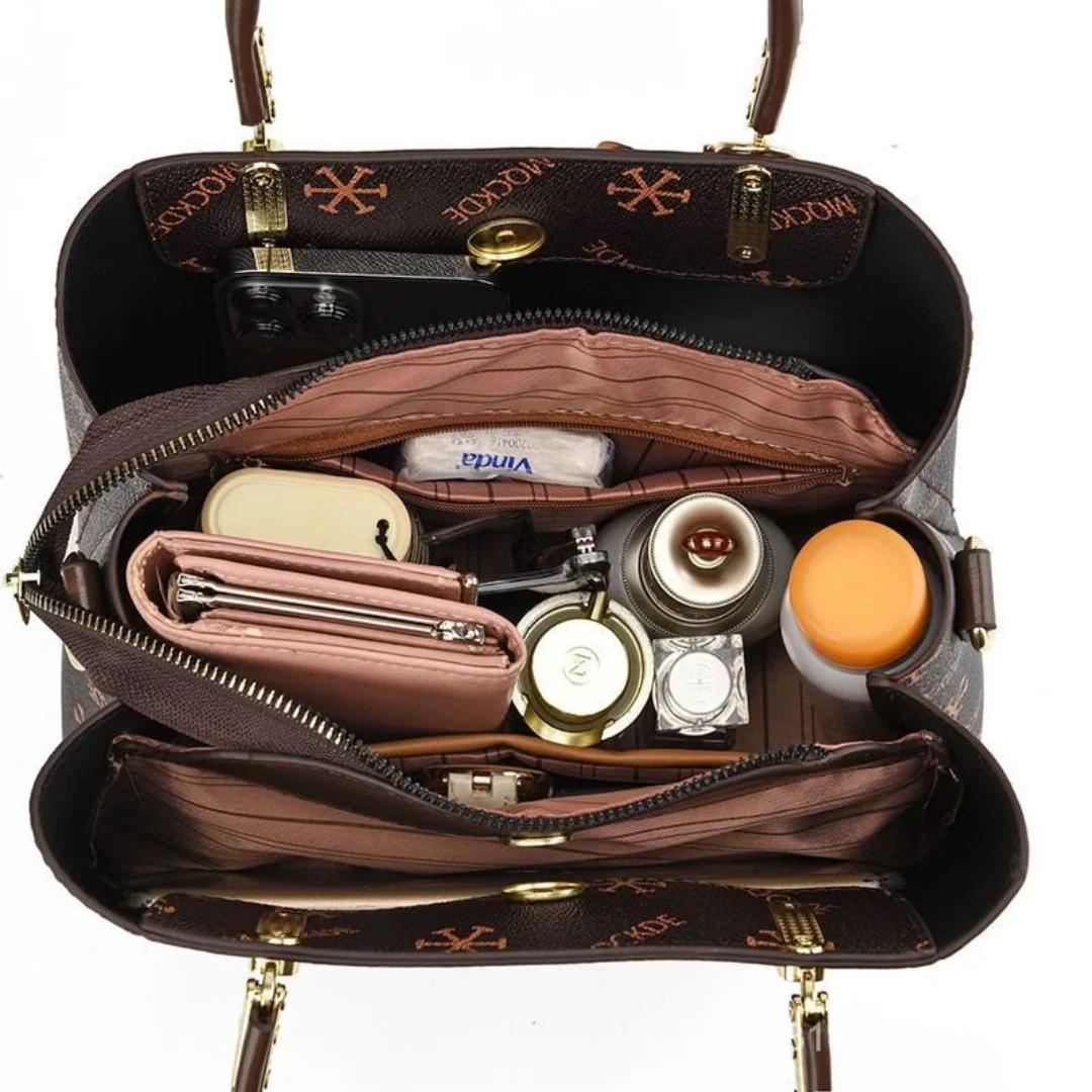 Bolsa de Luxo em Couro Genuíno Isadora - Image 7