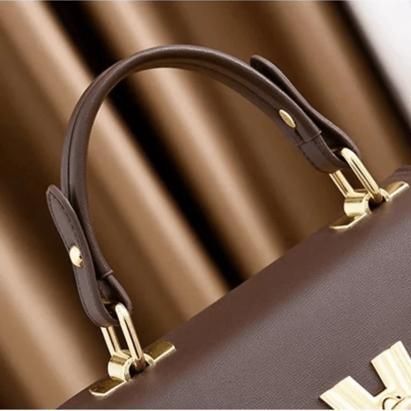 Bolsa de Luxo em Couro Genuíno Margaux - Image 8