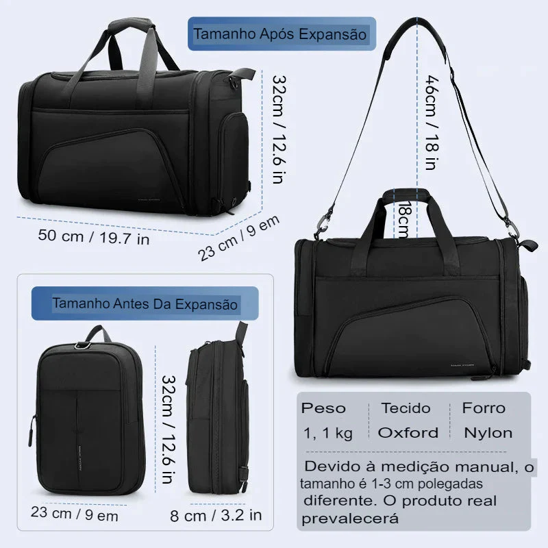 Bolsa de Viagem Pro Mark Grande Capacidade - Image 3