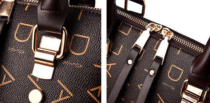 Bolsa Feminina em Couro Genuino - Pure Luxury by Lina + Chaveiro de Brinde - Image 14