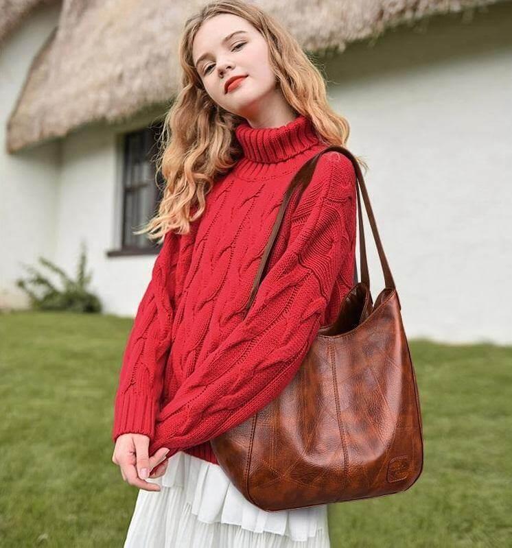 Bolsa Feminina em Couro Genuino - PureLuxo - Image 7