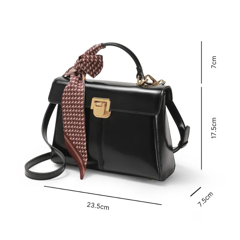 Bolsa Tiracolo Feminina Couro Modelo Heloise - Image 4