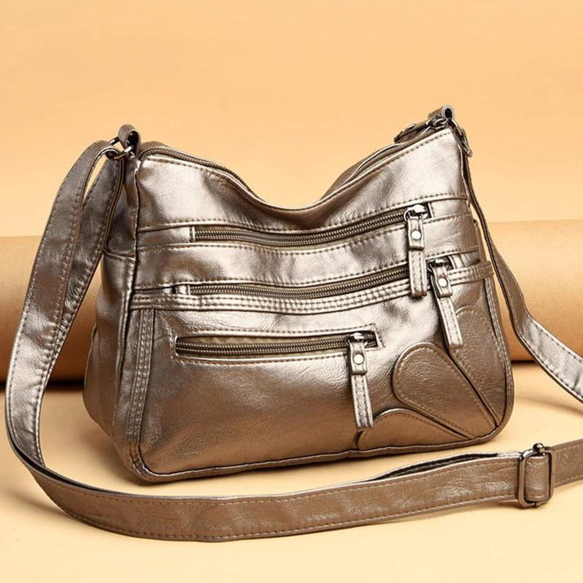 Bolsa Transversal Feminina em Couro Genuino - Stephan Ferrera - Image 11