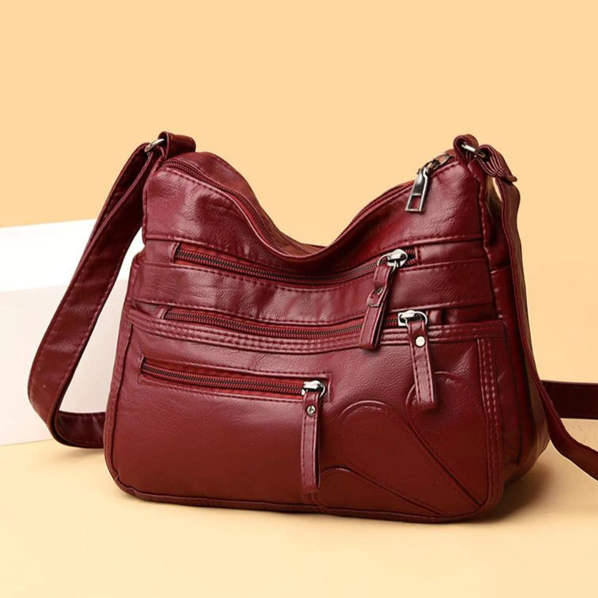Bolsa Transversal Feminina em Couro Genuino - Stephan Ferrera - Image 12