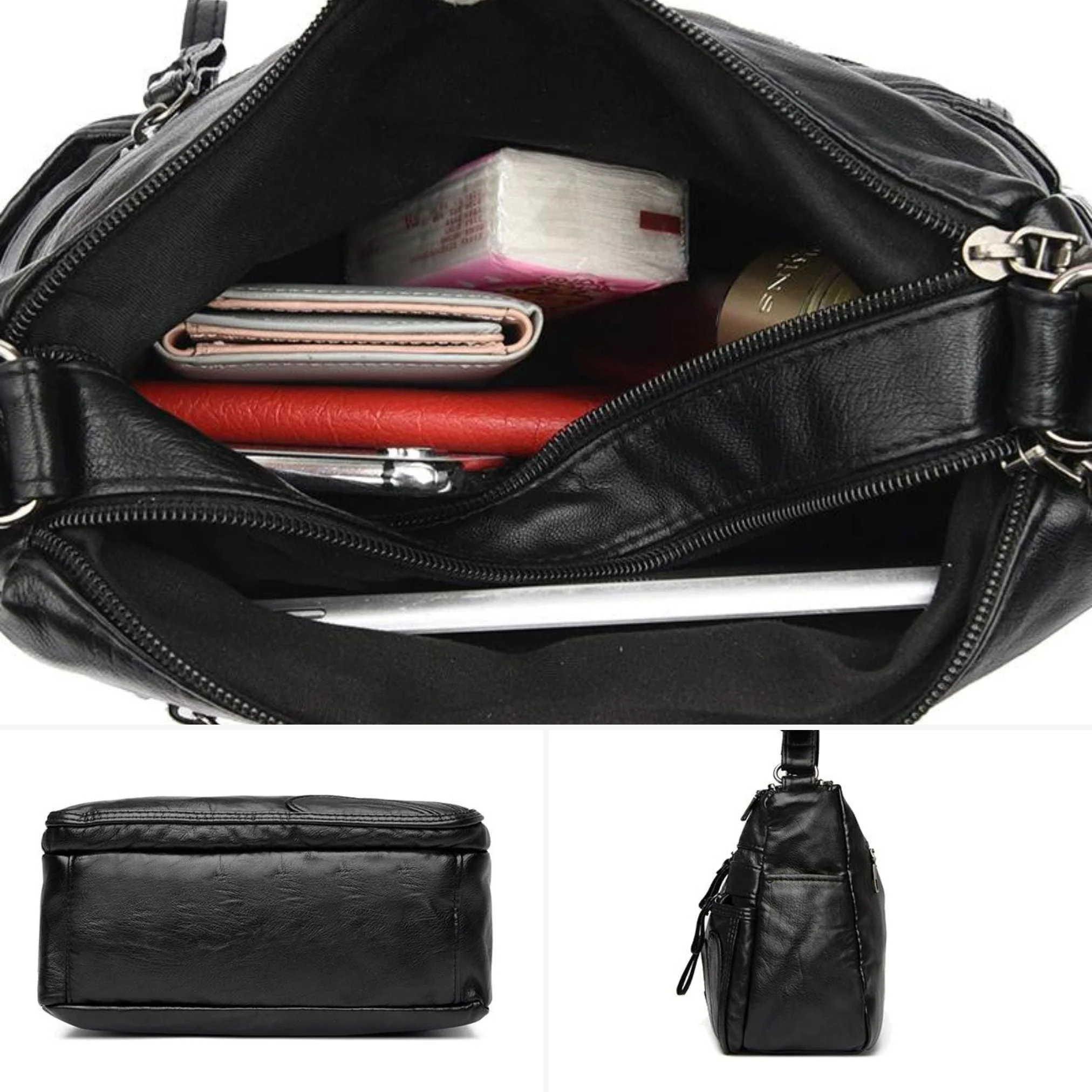 Bolsa Transversal Feminina em Couro Genuino - Stephan Ferrera - Image 17