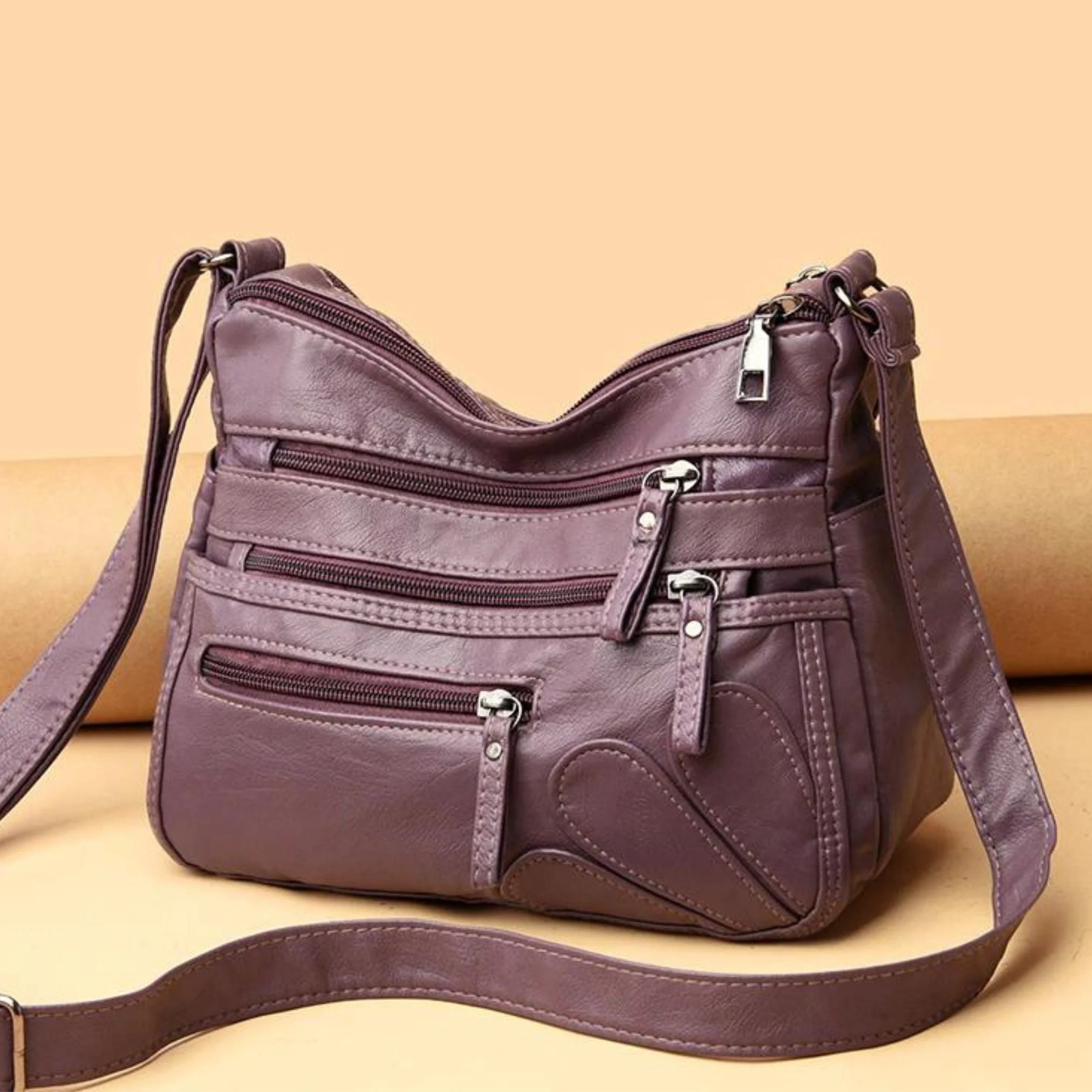 Bolsa Transversal Feminina em Couro Genuino - Stephan Ferrera - Image 8