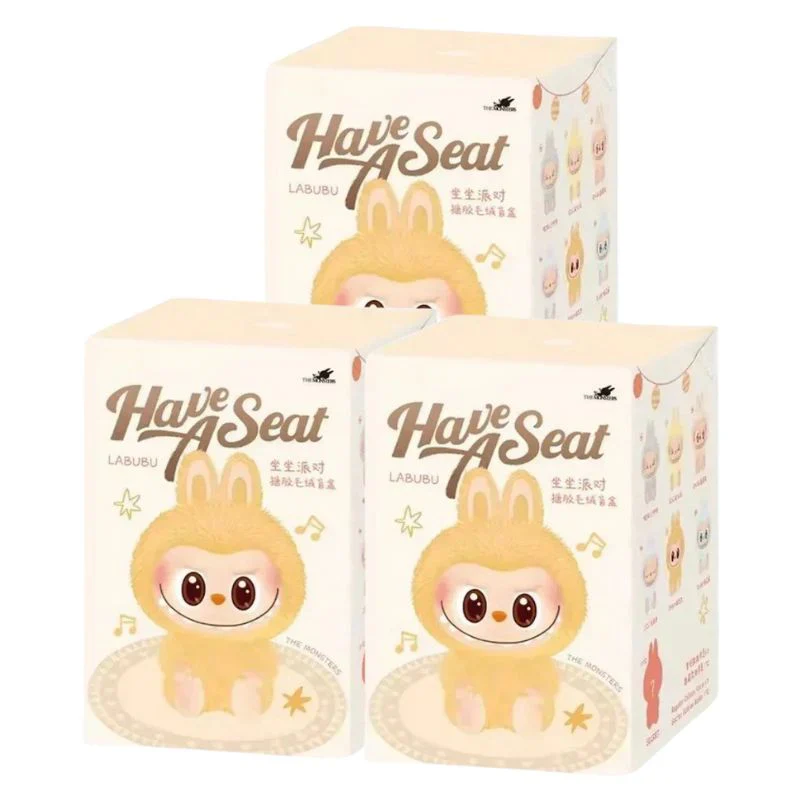 Boneco Pop Mart Labubu The Monsters "Have A Seat Vinyl" Blind Box *SORTIDO* unidade - Image 4