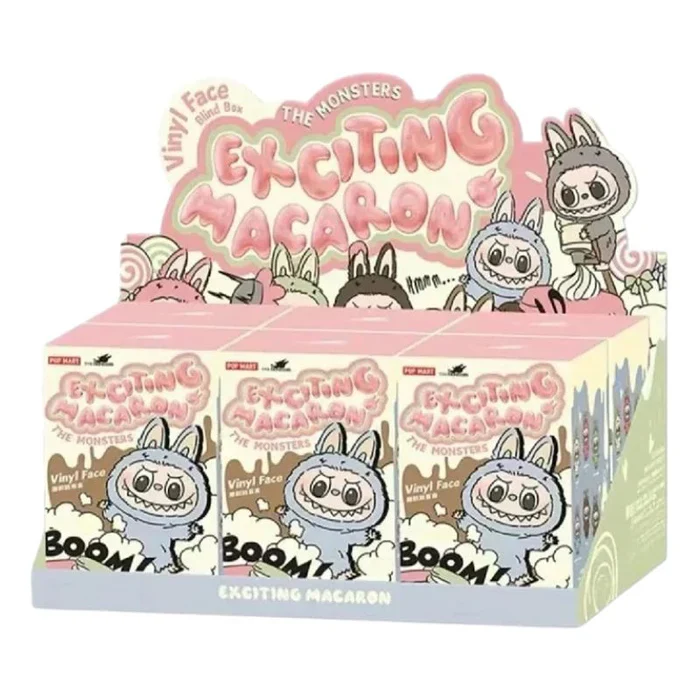 Boneco Pop Mart Labubu The Monsters "Tasty Macaron Vinyl Face" Blind Box *SORTIDO* unidade - Image 6