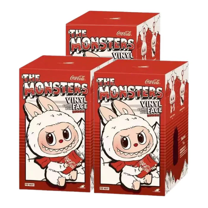 Boneco Pop Mart Labubu The Monsters x Coca Series "Vinyl Face Plush" Blind Box *SORTIDO* unidade - Image 6