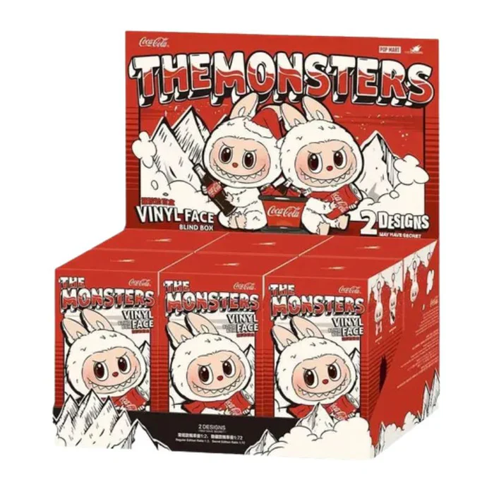Boneco Pop Mart Labubu The Monsters x Coca Series "Vinyl Face Plush" Blind Box *SORTIDO* unidade - Image 7