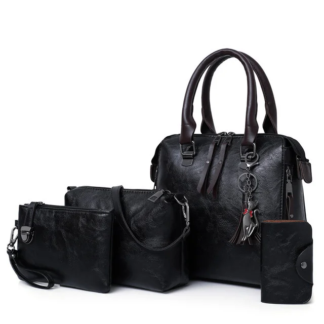 Kit Premium em Couro Genuino - Bolsa + Carteira + Carteira de Mão + Necessaire de Brinde - Image 12