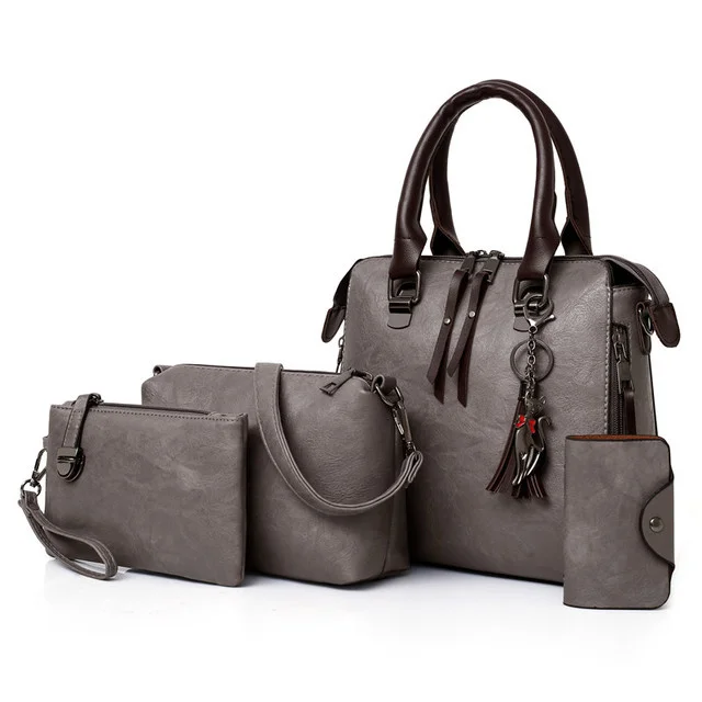 Kit Premium em Couro Genuino - Bolsa + Carteira + Carteira de Mão + Necessaire de Brinde - Image 13