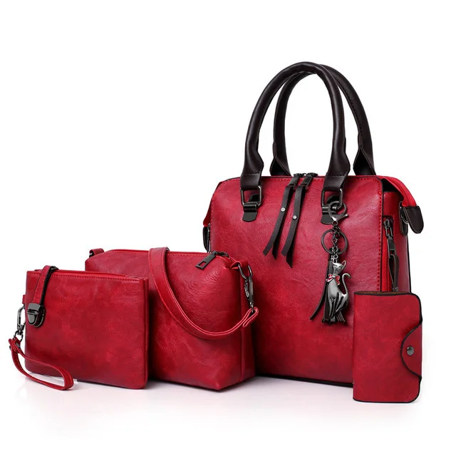 Kit Premium em Couro Genuino - Bolsa + Carteira + Carteira de Mão + Necessaire de Brinde - Image 14