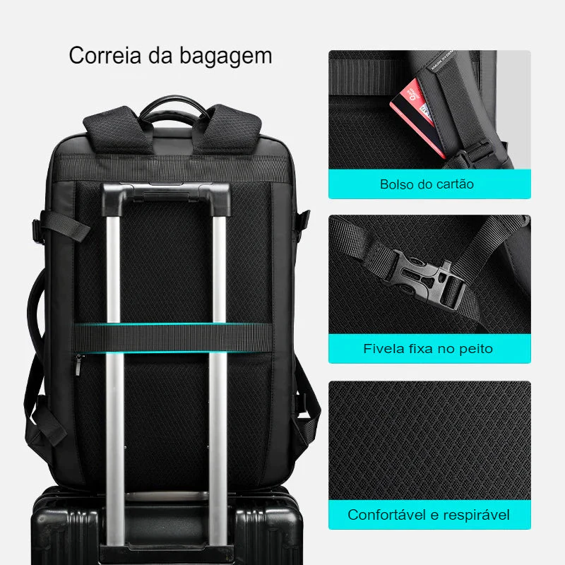 Mochila de Viagem Expansível Notebook ForceBag - Image 4