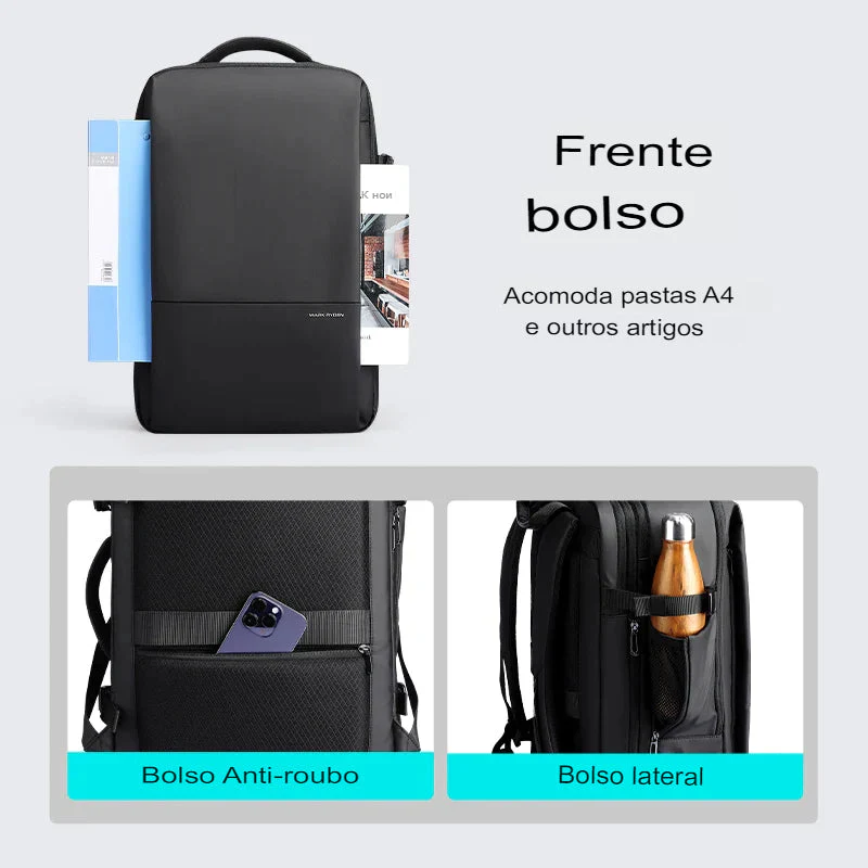 Mochila de Viagem Expansível Notebook ForceBag - Image 5