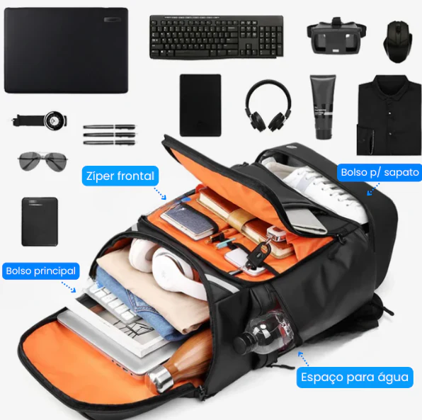 Mochila de Viagem Grande Capacidade - Venture - Image 8