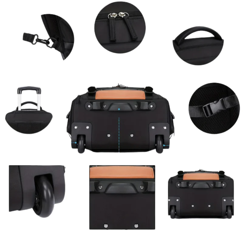 Mochila de Viagem Masculina com Rodas - Laptop 17" - Image 8
