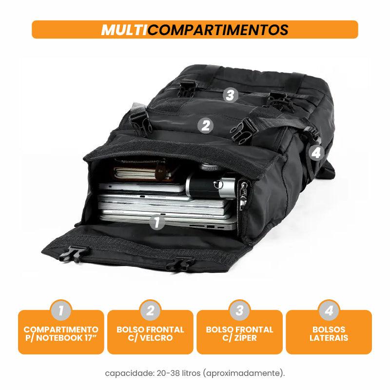 Mochila de Viagem Masculina Expansível Cargus - Image 6