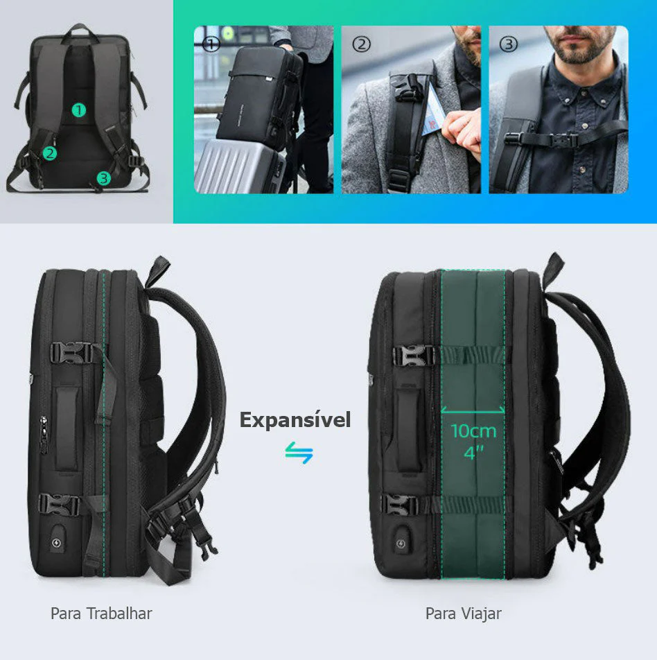 Mochila de Viagem para Notebook 17" Guard - Image 5