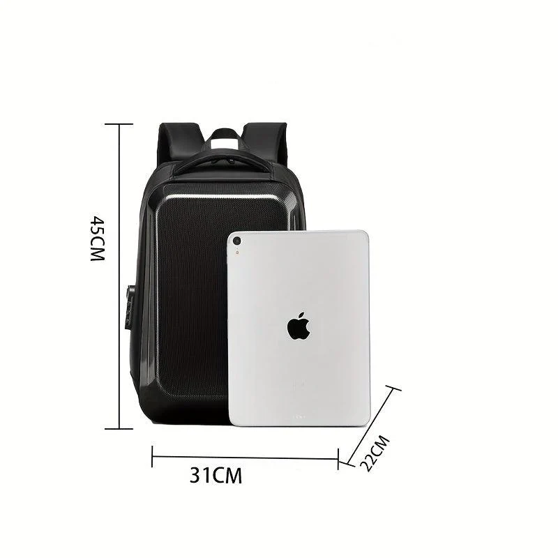 Mochila Masculina Anti-furto - Carbon - Image 5