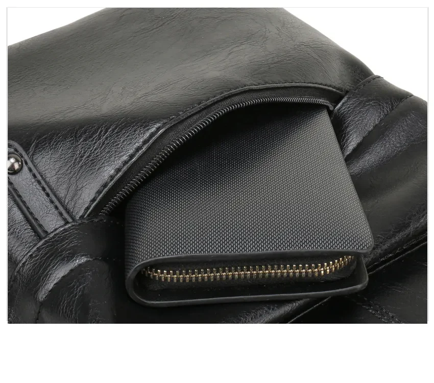 Mochila Masculina de Couro Oxford Luxy - Image 7
