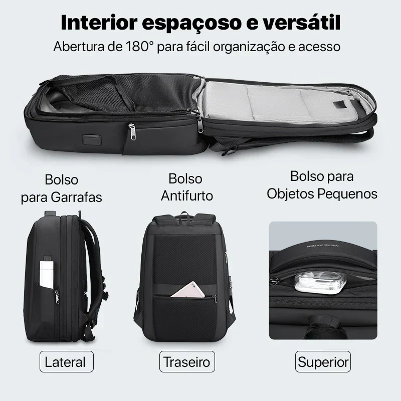Mochila Masculina Notebook - ForceBag - Image 8