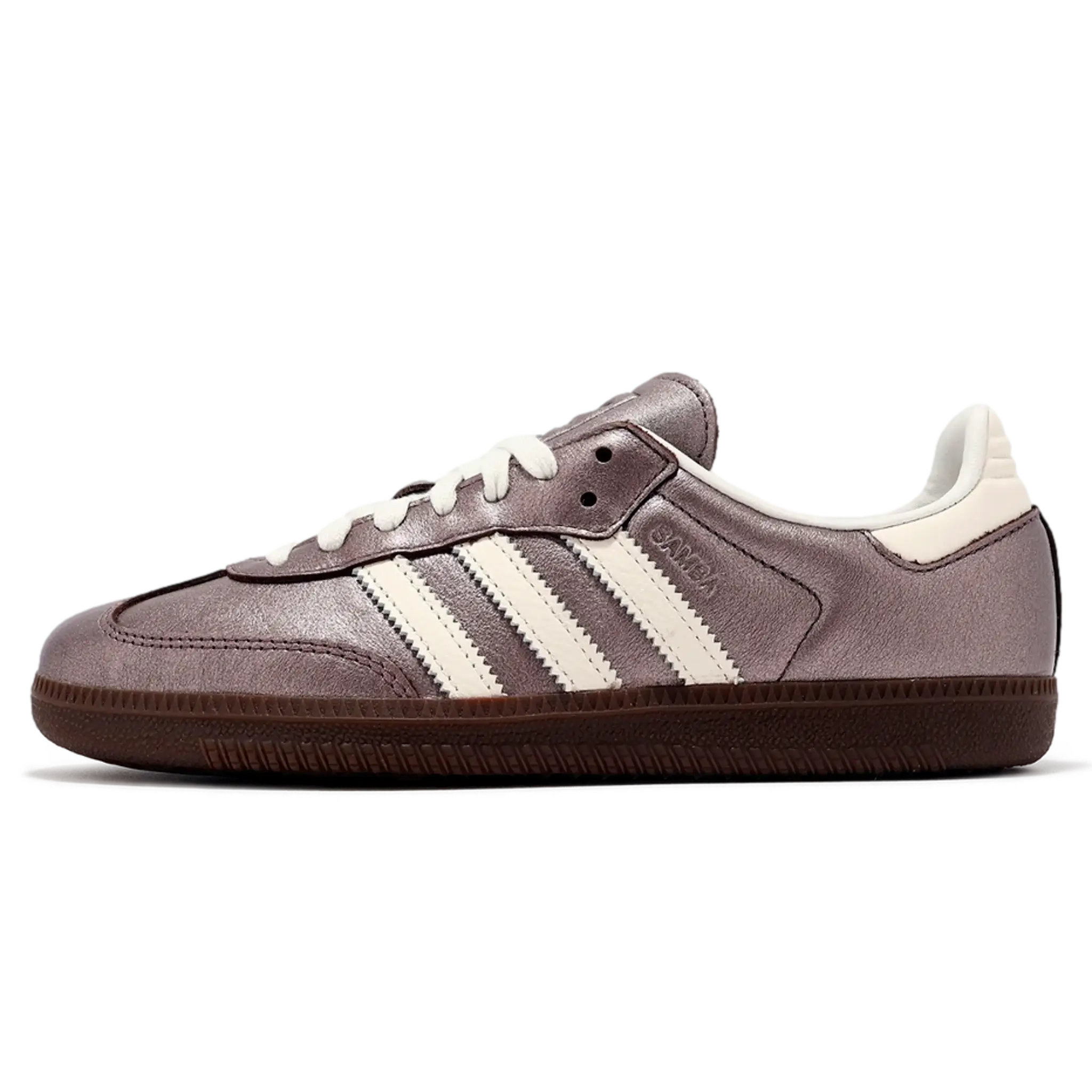Tênis Adidas Samba OG Feminino "Supplier Colour Off White Gum" Metálico - JI4219