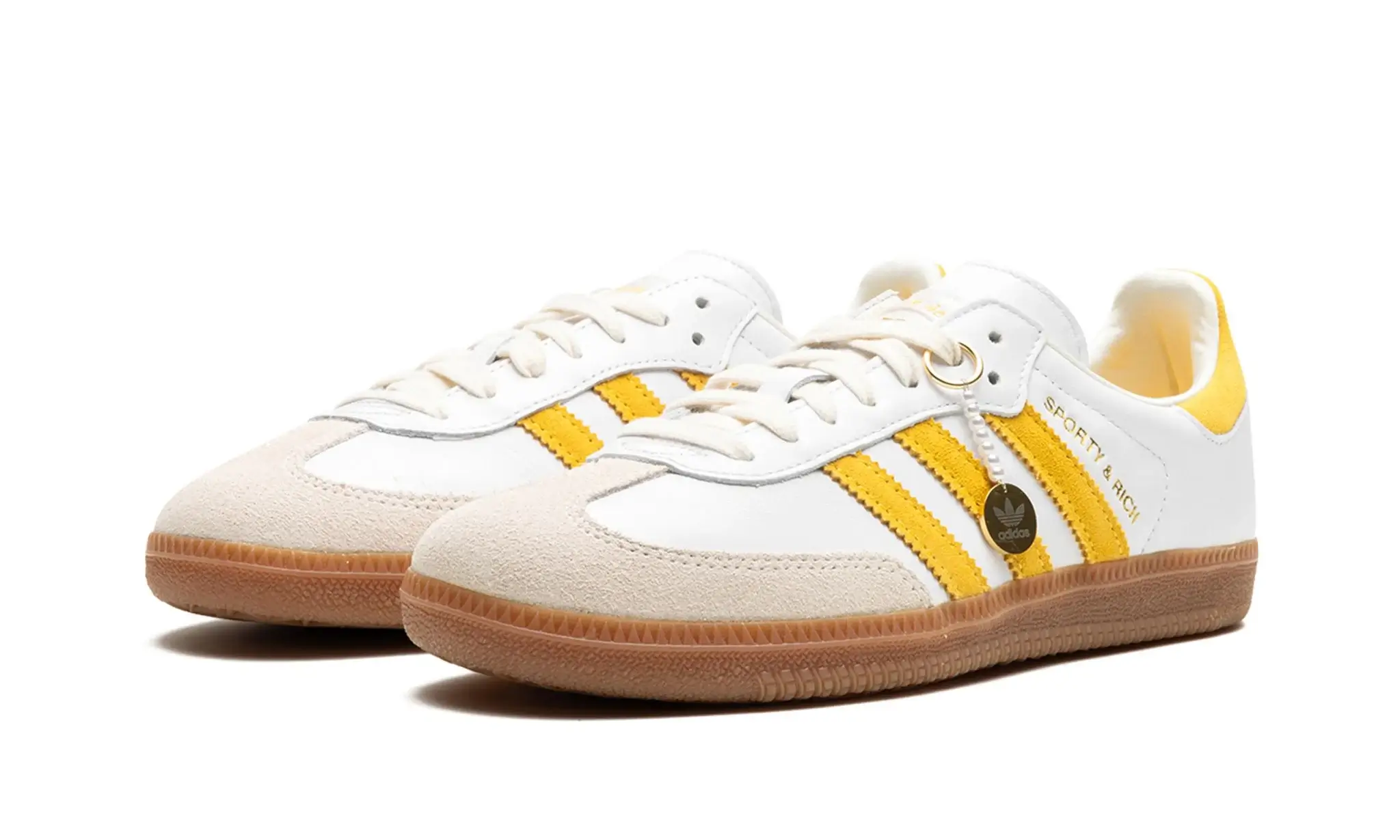 Tênis Adidas Samba OG x Sporty & Rich "Bold Gold" Amarelo - IF5661 - Image 2