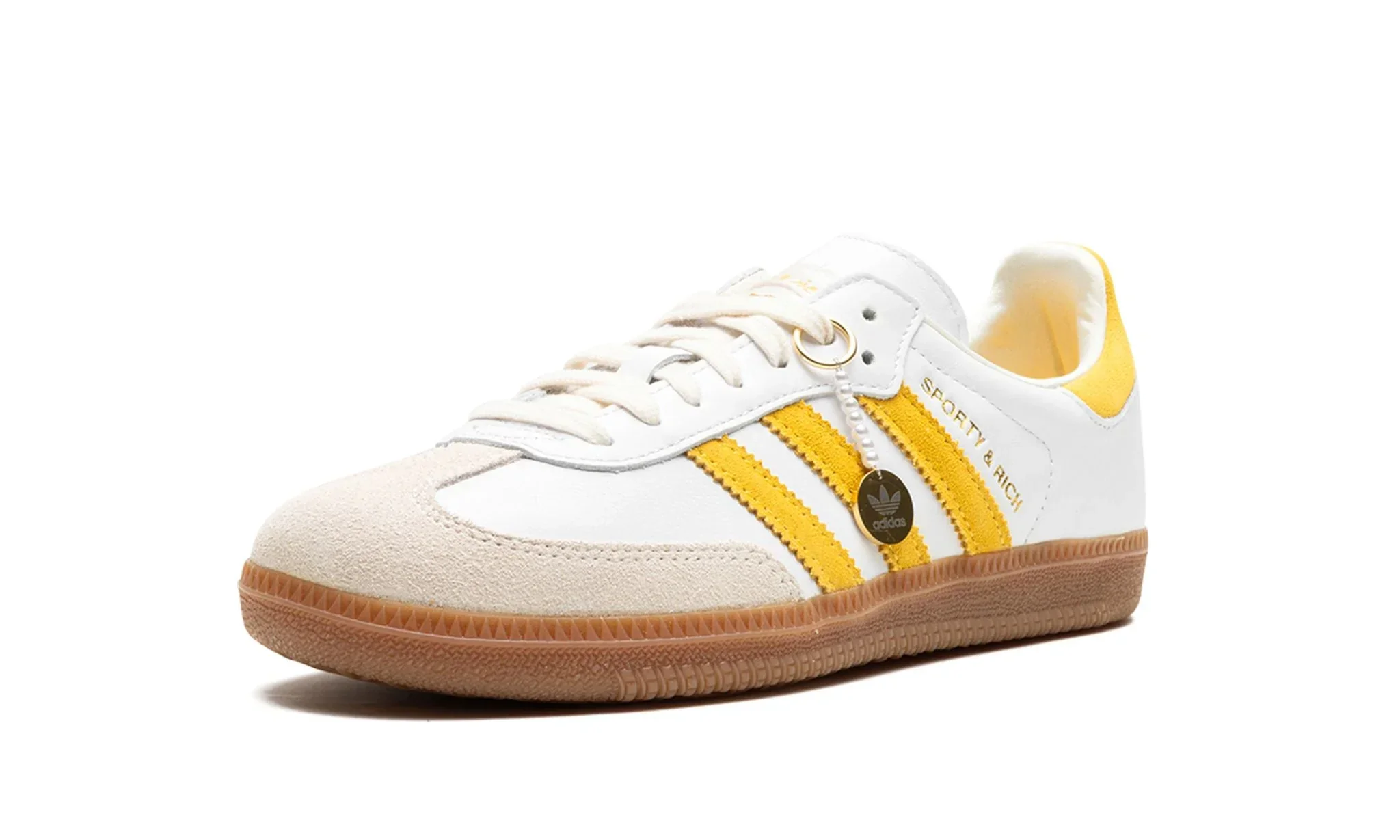 Tênis Adidas Samba OG x Sporty & Rich "Bold Gold" Amarelo - IF5661 - Image 4