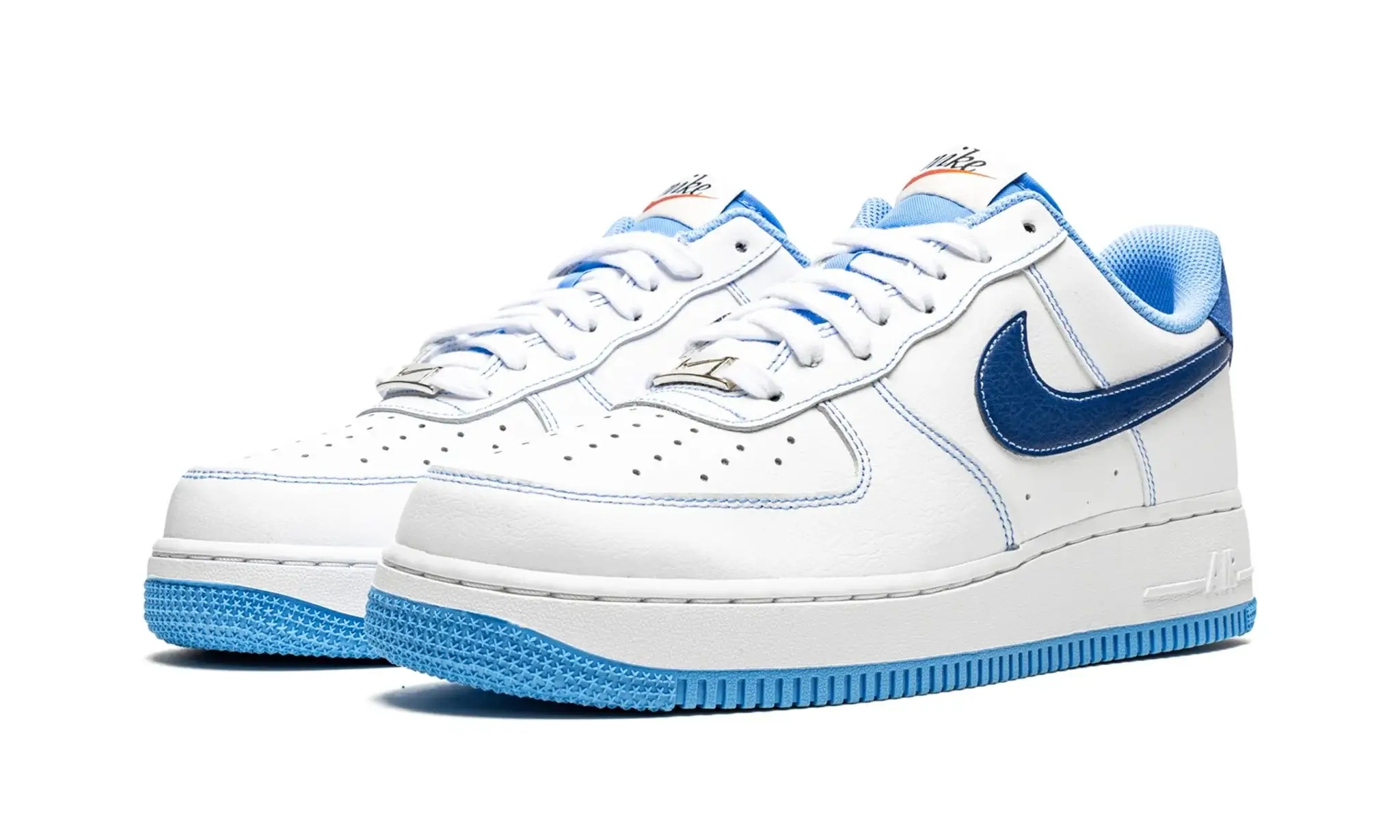 Tênis Air Force 1 Feminino "White University Blue" Branco / Azul - DA8478-100 - Image 2