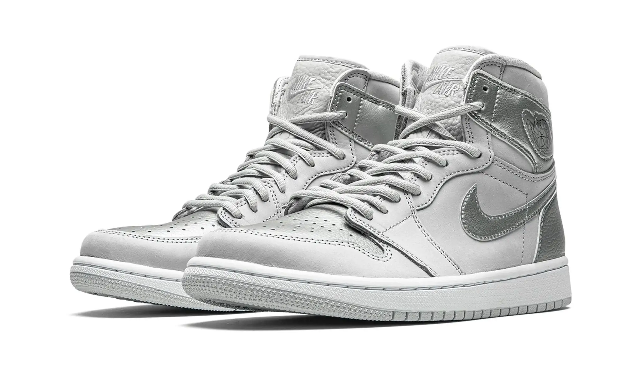 Tênis Air Jordan 1 High "CO. Japan" Cinza / Prata - DC1788-029 - Image 5