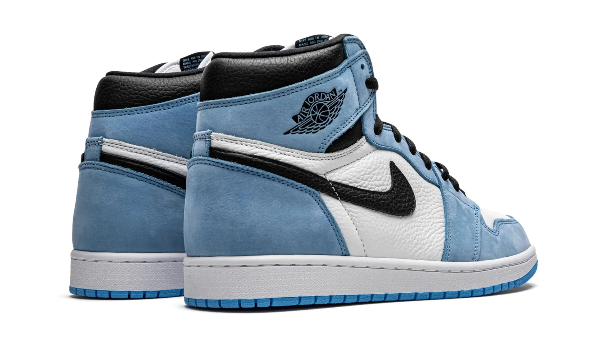 Tênis Air Jordan 1 High "University Blue" Azul / Branco - 555088-134 - Image 4