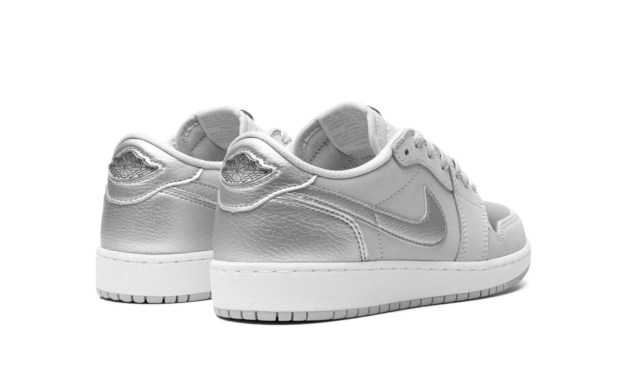 Tênis Air Jordan 1 Low Masculino "Metallic Silver" Prata - CZ0790-002 - Image 3