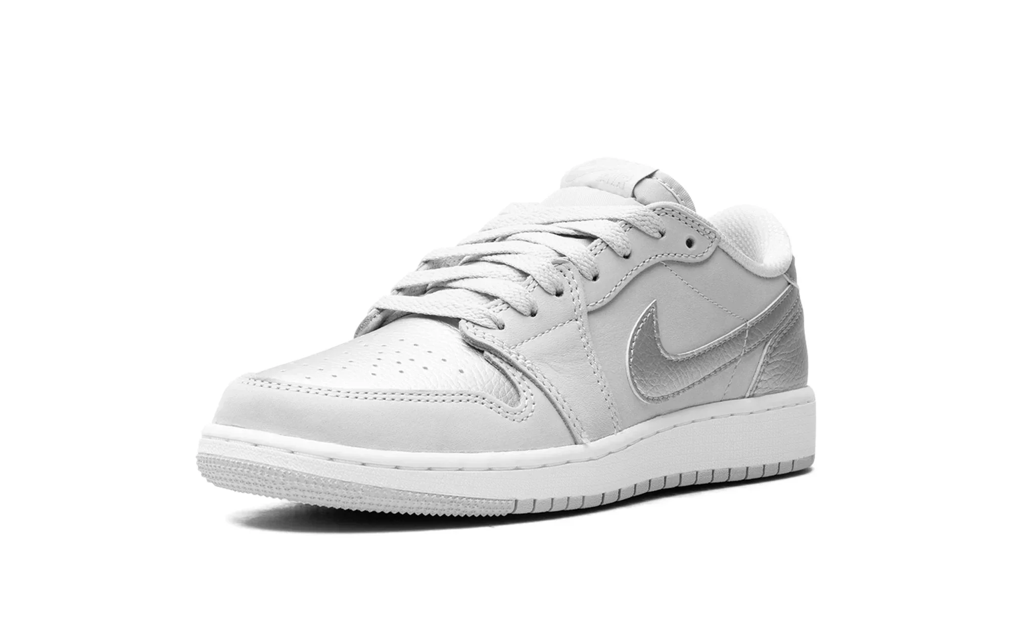 Tênis Air Jordan 1 Low Masculino "Metallic Silver" Prata - CZ0790-002 - Image 4