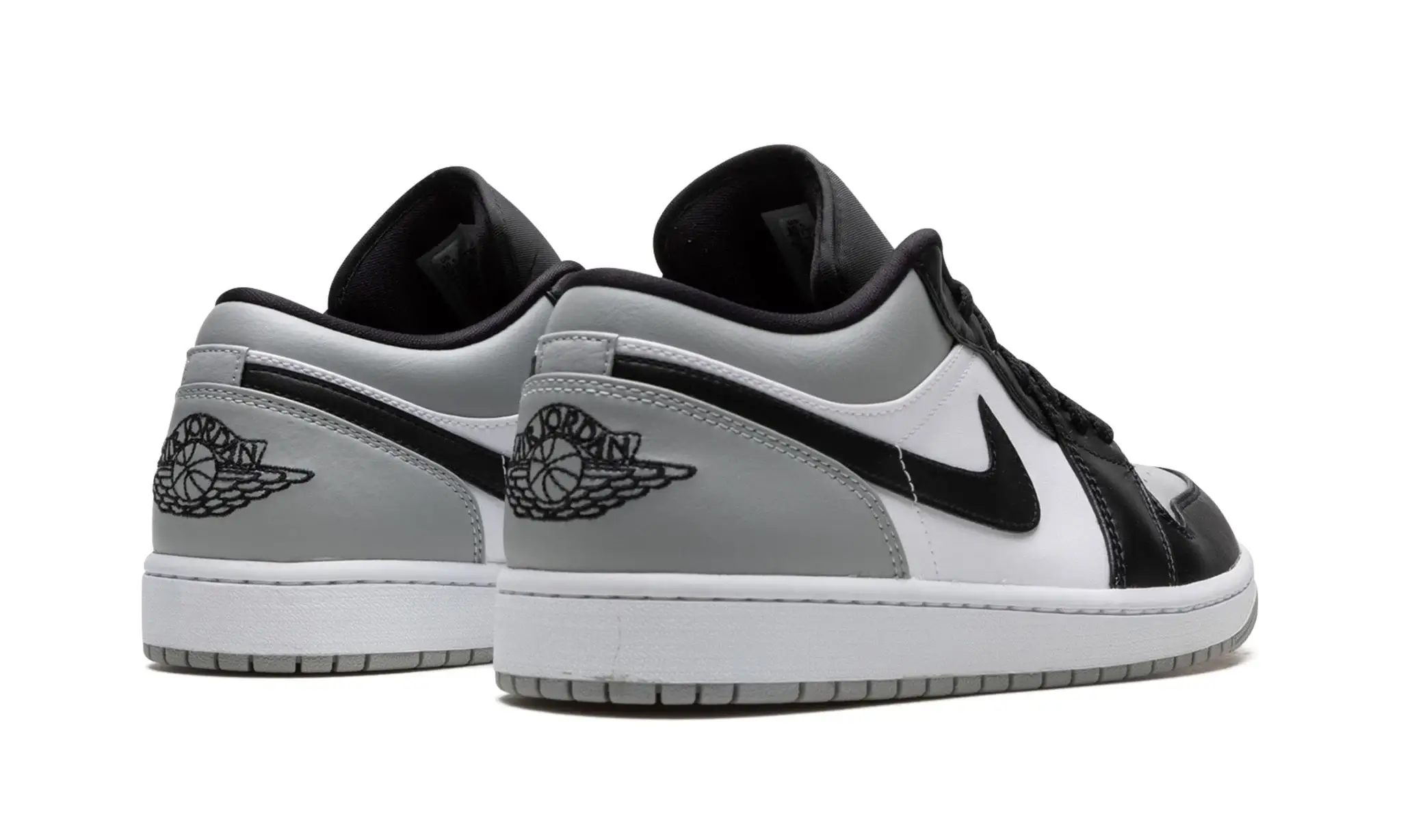 Tênis Air jordan 1 Low Masculino "Shadow Toe" Cinza / Preto - 553558-052 - Image 3