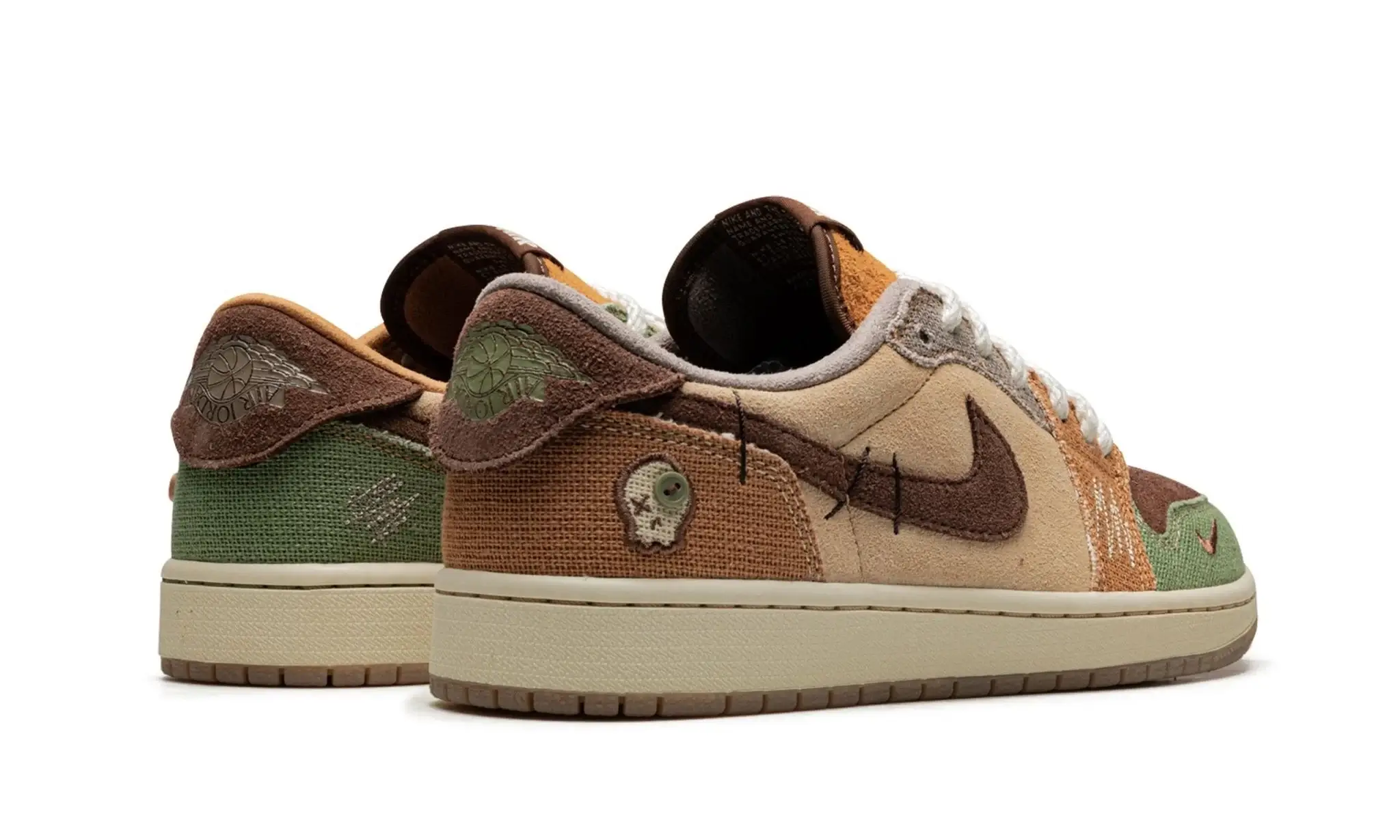 Tênis Air jordan 1 Low Masculino "Voodoo" Marrom / Bege - DZ7292-200 - Image 3