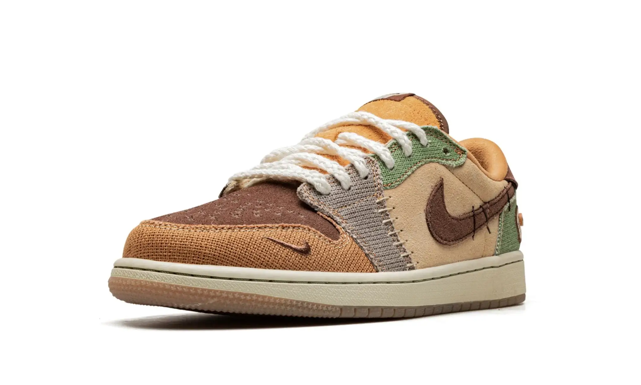 Tênis Air jordan 1 Low Masculino "Voodoo" Marrom / Bege - DZ7292-200 - Image 4