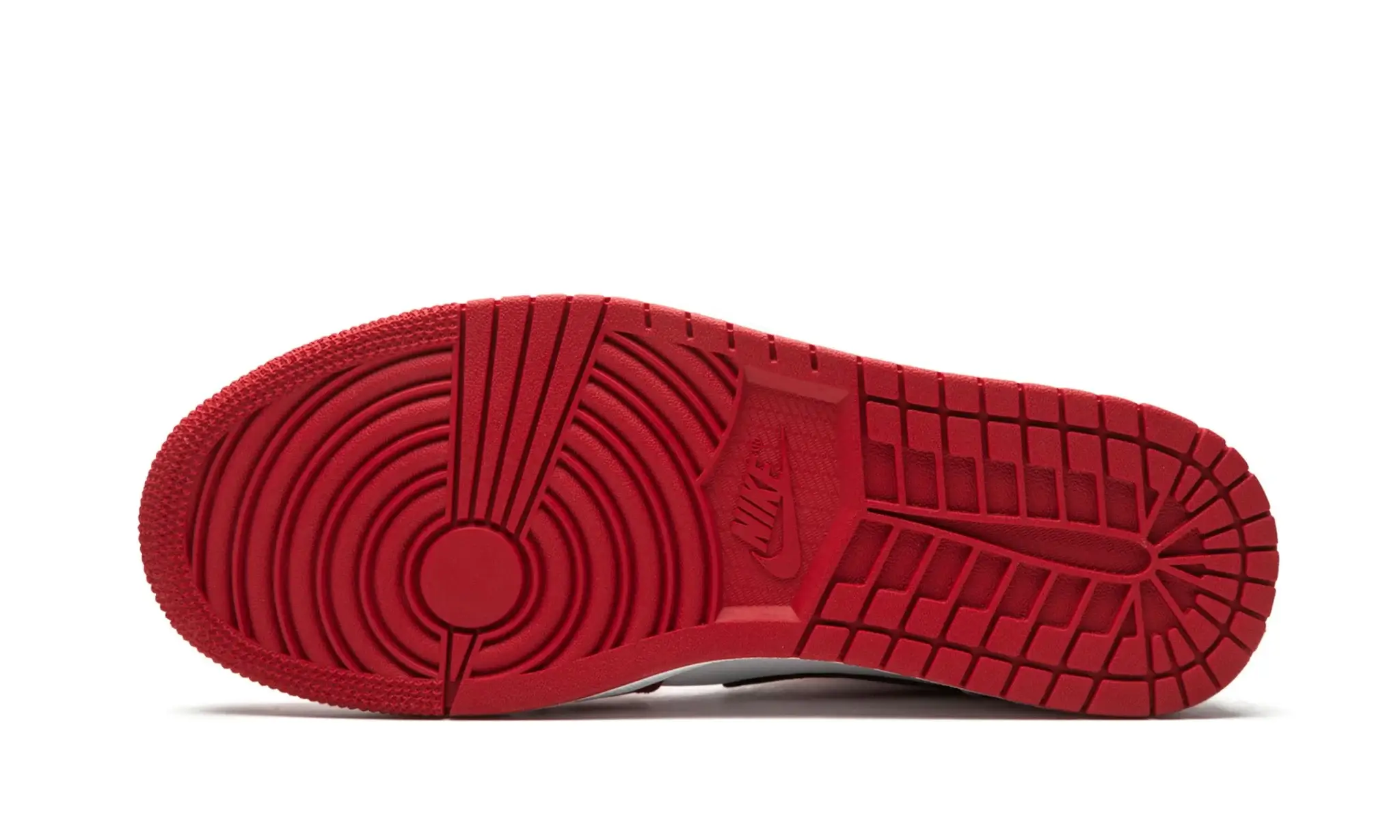 Tênis Air Jordan 1 Mid Feminino "Chicago White Heel" Vermelho / Branco - 554275-173 - Image 5