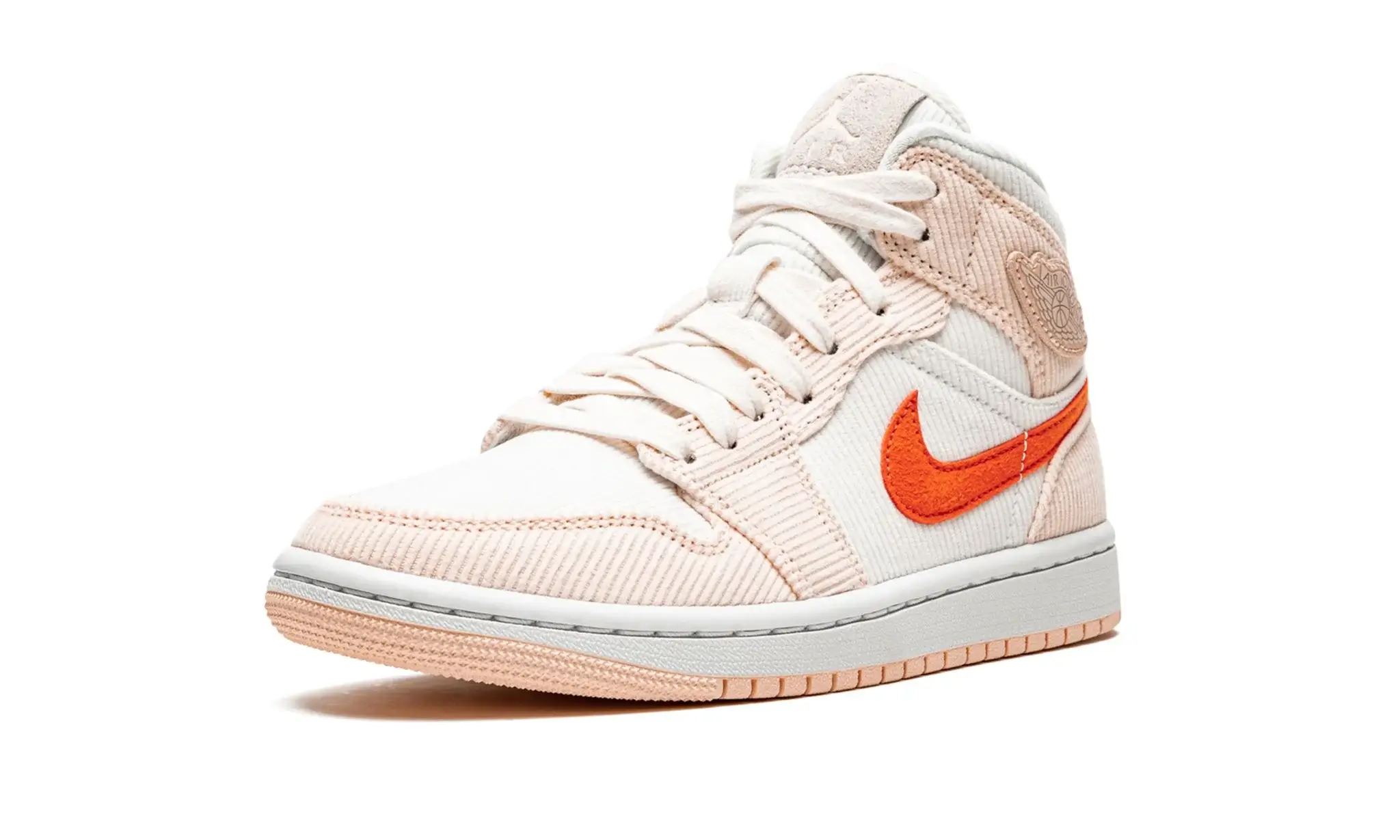 Tênis Air Jordan 1 Mid Feminino "Corduroy" Bege - DA8009-108 - Image 4