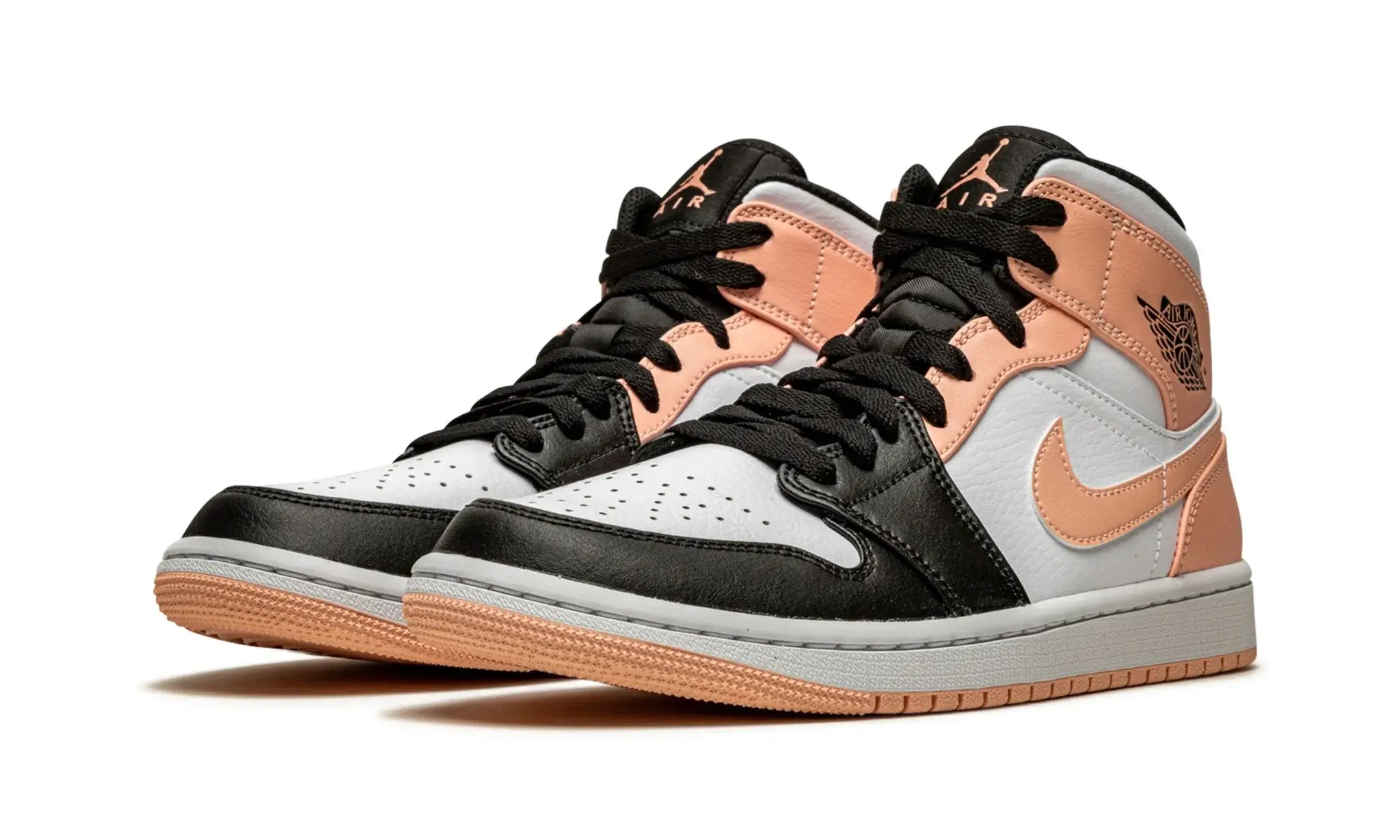 Tênis Air Jordan 1 Mid Feminino "Crimson Tint" Salmão - 554725-133 - Image 2