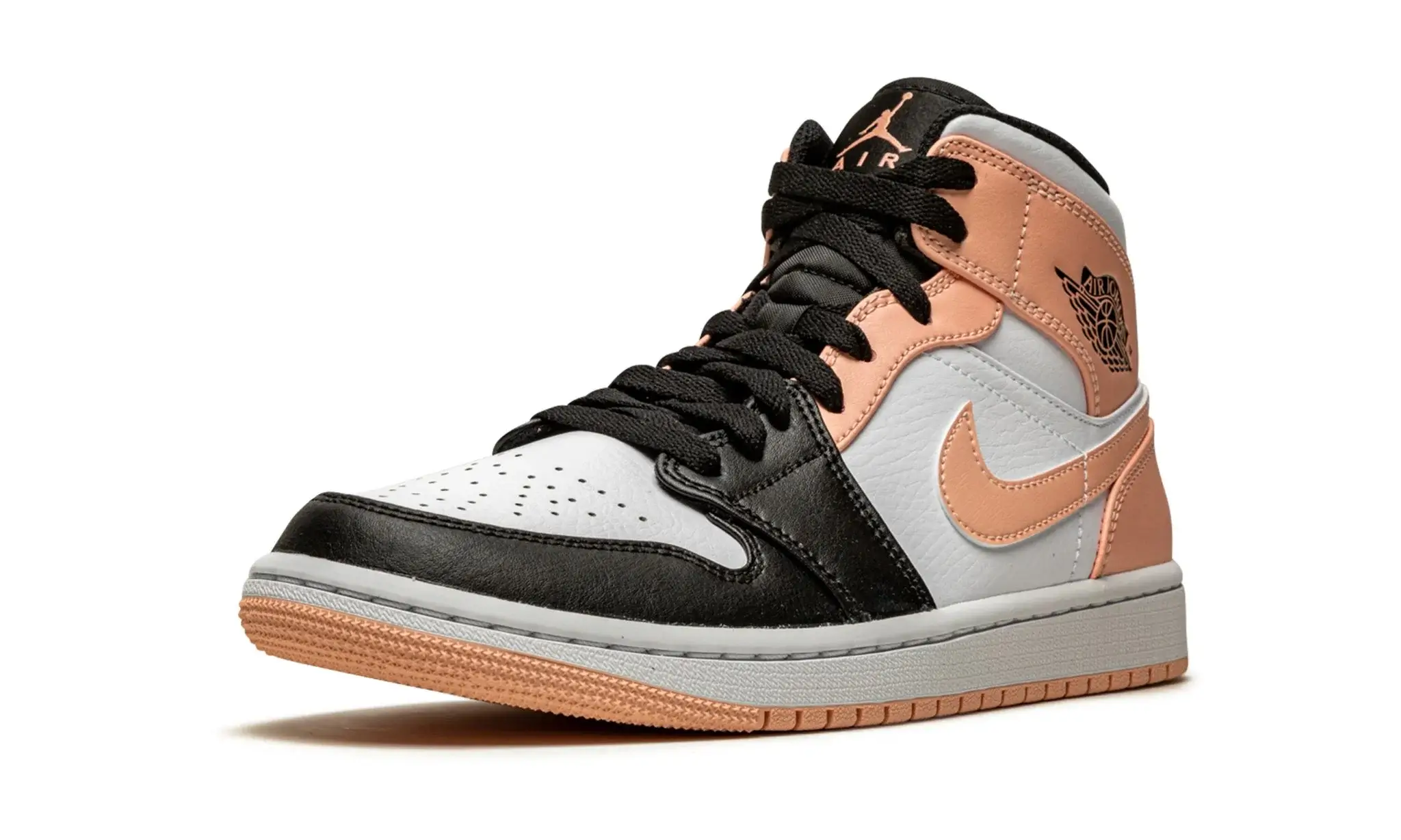 Tênis Air Jordan 1 Mid Feminino "Crimson Tint" Salmão - 554725-133 - Image 4