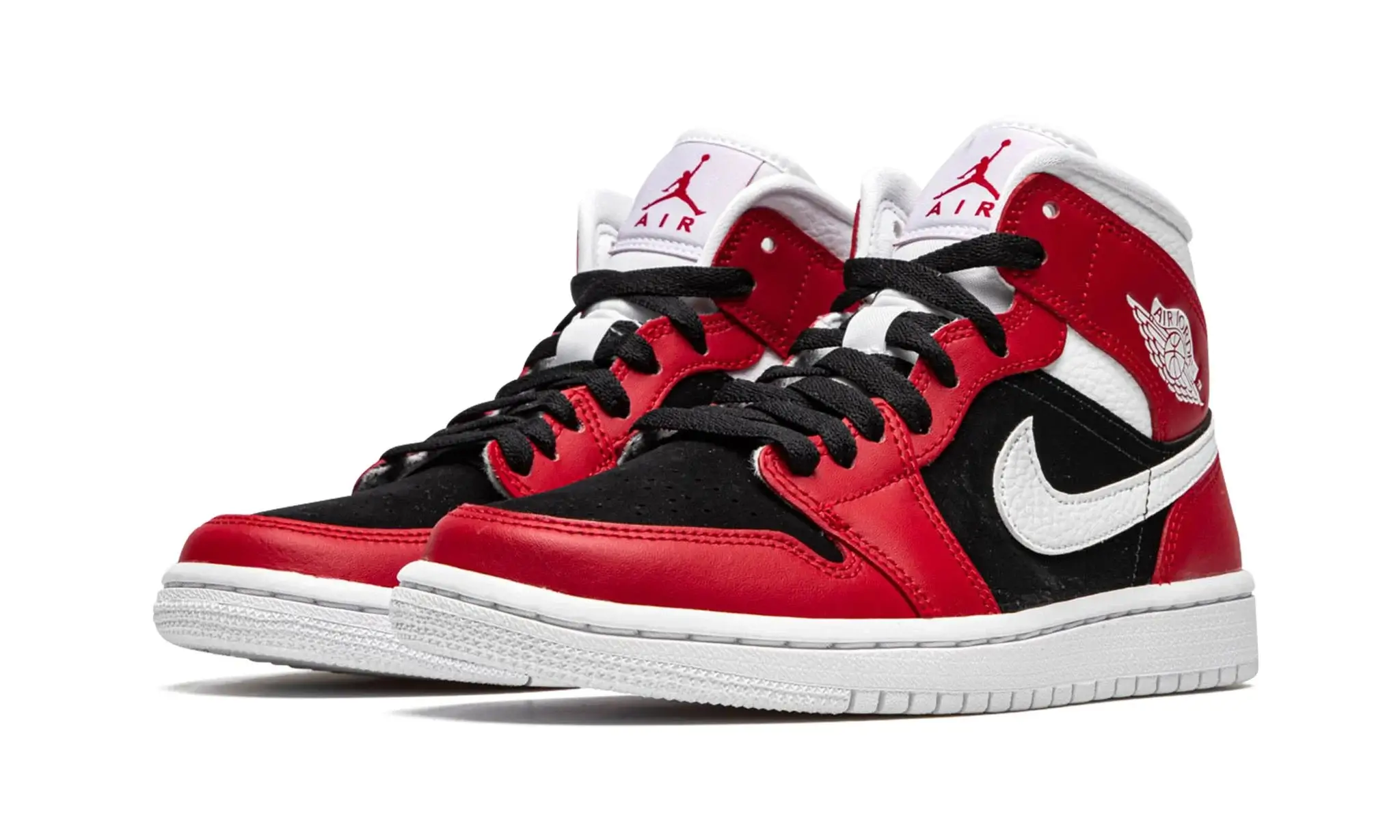 Tênis Air Jordan 1 Mid Feminino "Gym Red" Vermelho / Preto - BQ6472-601 - Image 2