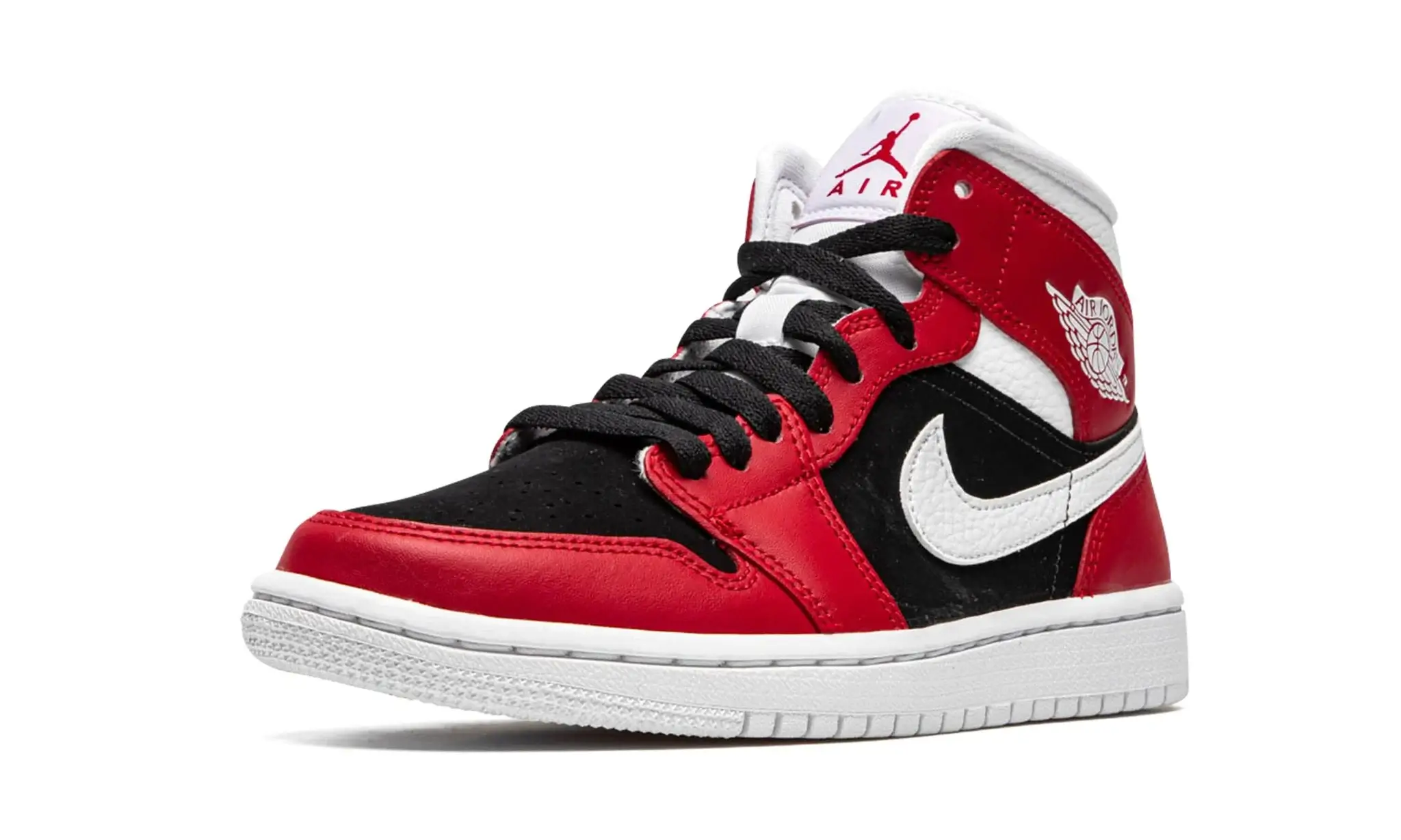 Tênis Air Jordan 1 Mid Feminino "Gym Red" Vermelho / Preto - BQ6472-601 - Image 4