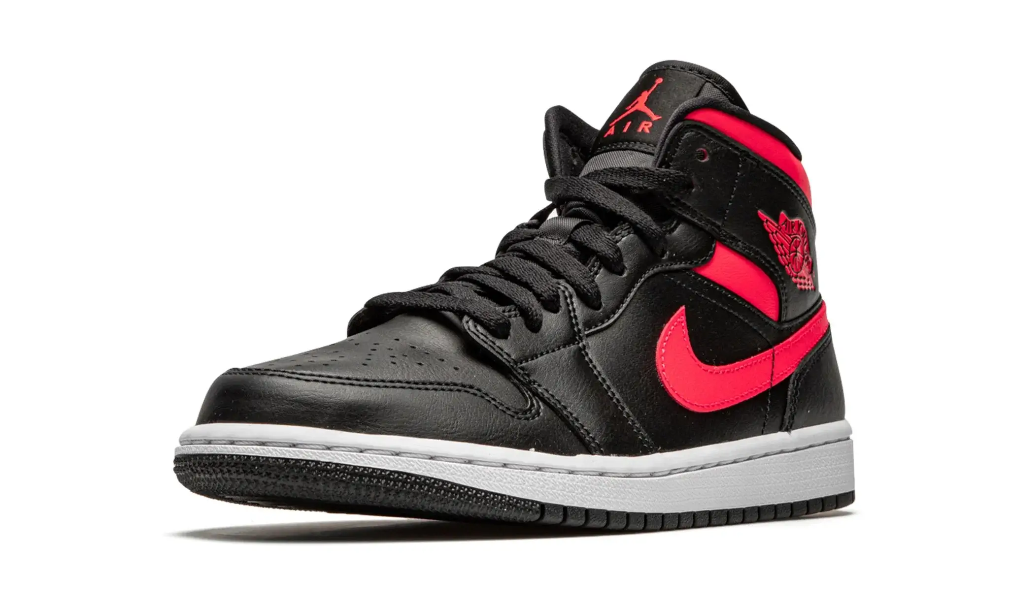 Tênis Air Jordan 1 Mid Feminino "Siren Red" Preto / Rosa - BQ6472-004 - Image 4