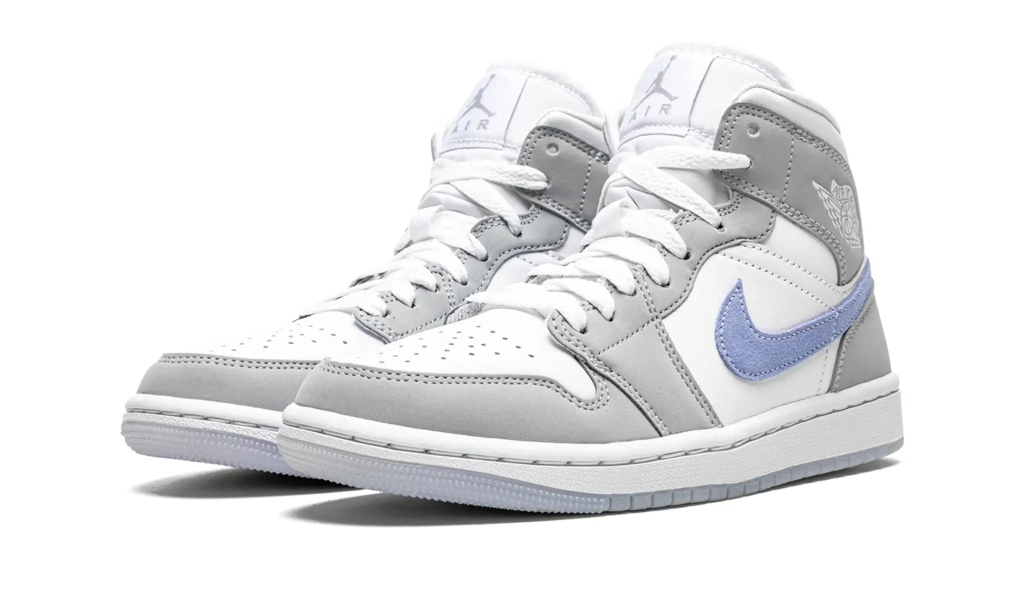 Tênis Air Jordan 1 Mid Feminino "Wolf Grey" Cinza - BQ6472-105 - Image 2